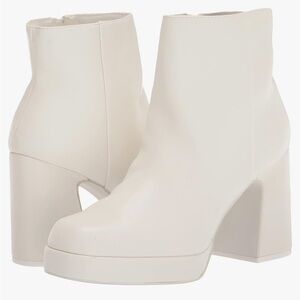 white steve madden booties
